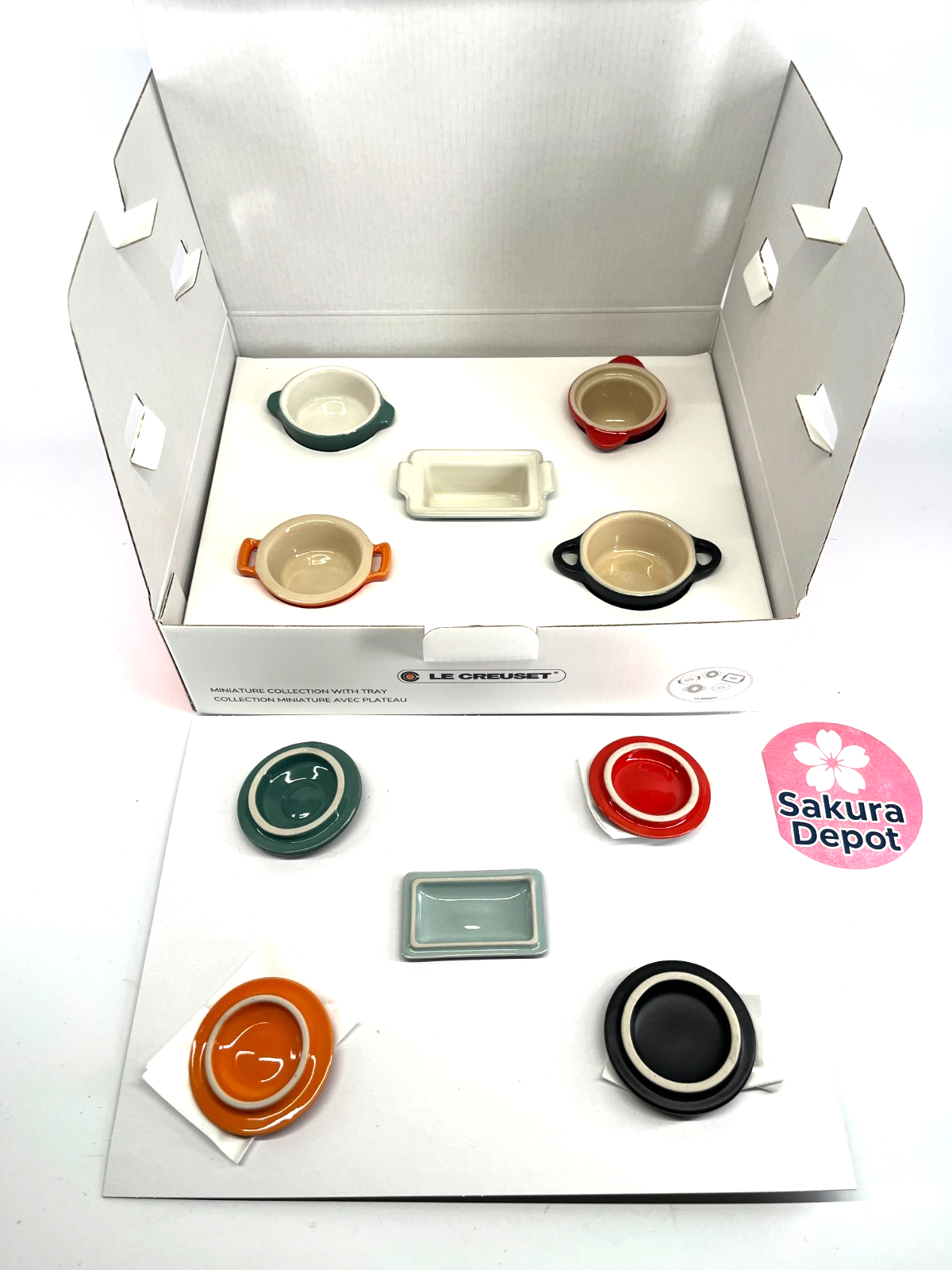 Le Creuset 100th Anniversary Miniature Cocotte History Collection Stoneware  New