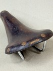 Vintage Ideale 90 Leather Bicycle  Saddle 1970s — photo 2