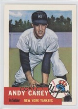 1991 Topps Archives The Ultimate 1953 Set Andy Carey #188 2u3