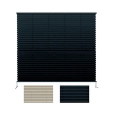 RV Pleated Window Shades Camper Blinds for Privacy 17 W x 24 L inch Black