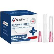 100PCS 29Ga 1/2 inch 13mm Needle Lab Accessories, Refilling 29G inch