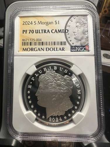 2024-S Morgan Silver Dollar NGC PF 70 Ultra Cameo