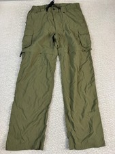 Boy Scouts Of America Pants Mens Medium Green Switchback Uniform Cargo Zip Off