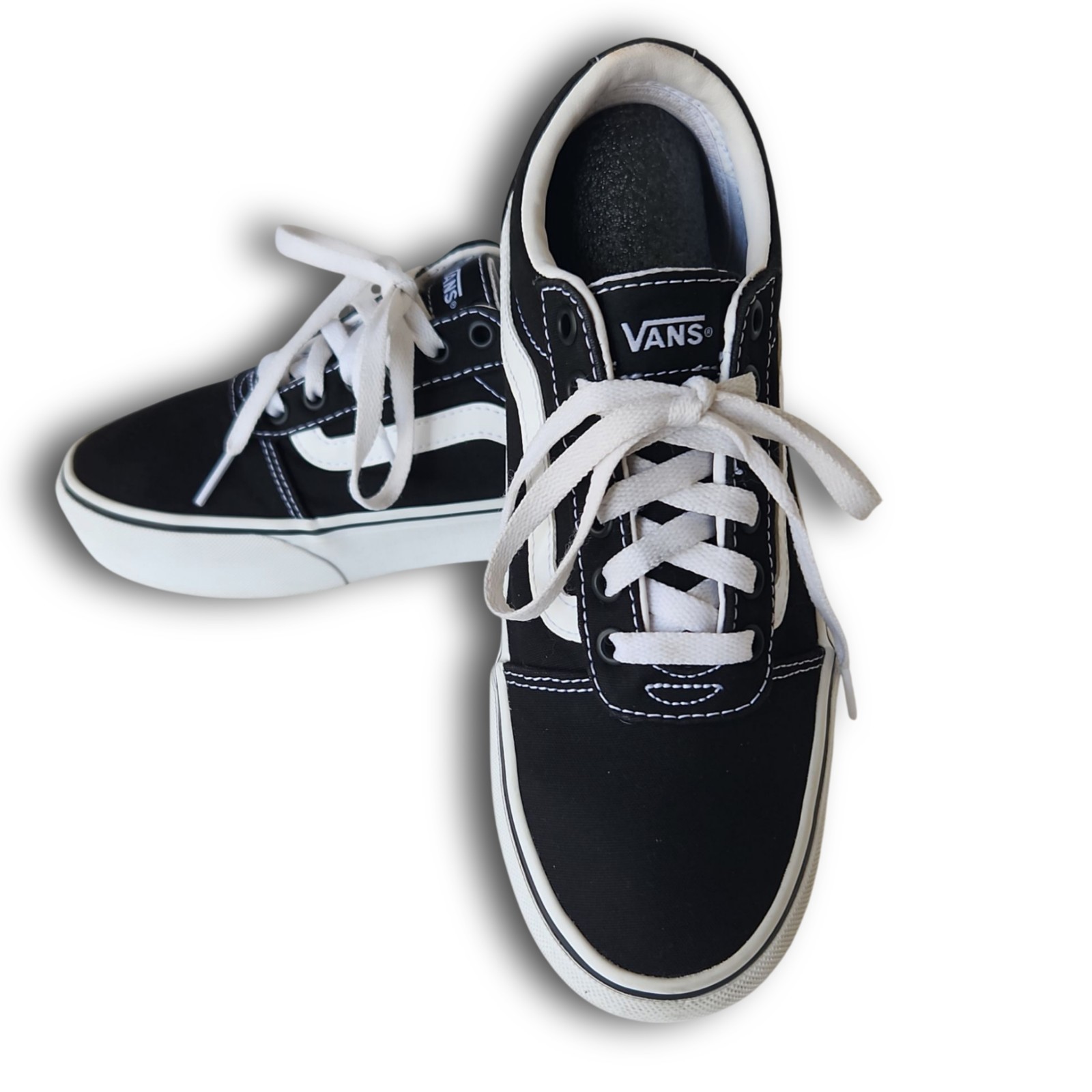 Vans Old Skool Stackform Platform Black White Sho… - image 2