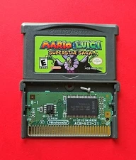 Mario & Luigi: Superstar Saga Nintendo Game Boy Advance RPG Authentic Saves