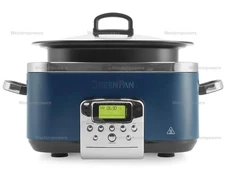 GreenPan Elite 8-in-1 Programmable 6-Quart Slow Cooker Oxford Blue