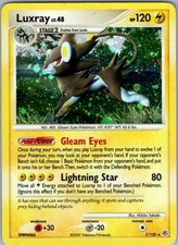 Luxray 7/130 Holo Rare Diamond and Pearl LP on eBay