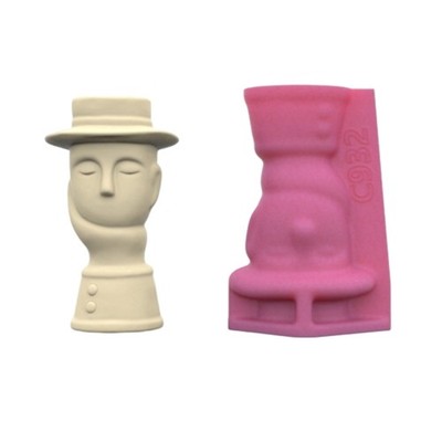 Flexible Handmade Silicone Mould for Epoxy Resin Succulent Planters and