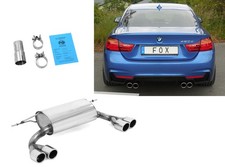 Fox Sportauspuff BMW 4er F32 420d Coupe mit M-Paket 435i-Optik je 2x80mm
