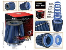 Cold Air Intake Filter Universal Round BLUE For Raider/Tredia/Van/Space Star
