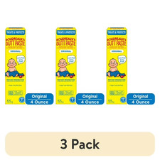 3 pk Boudreaux  s Butt Paste Original Diaper Rash Cream Baby, Ointment With Zinc