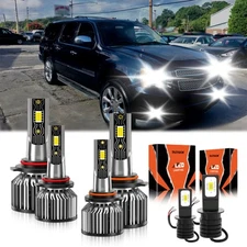 LED Headlight High Low Beam Bulb Fog Light For Chevrolet Suburban 1500 2000-2000