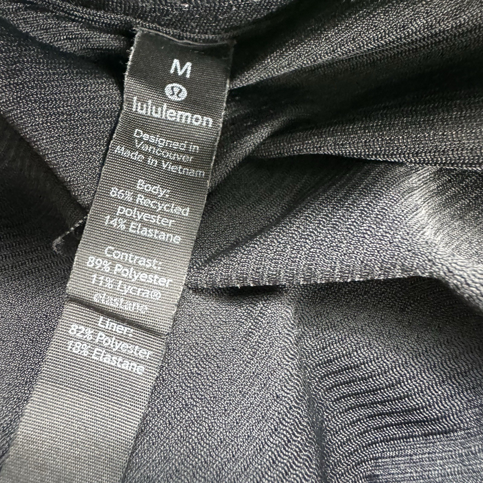 Lululemon Black Pattern Performance THE Short Siz… - image 4