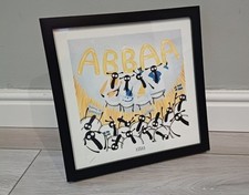 Abbaa Mervyn Tay Kunst limitierte Auflage gerahmter Druck skurriles Schaf
