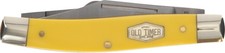 8OTY Yellow Senior 6.9in S.S. Traditional Pocket Knife with 3in Clip Point, S...