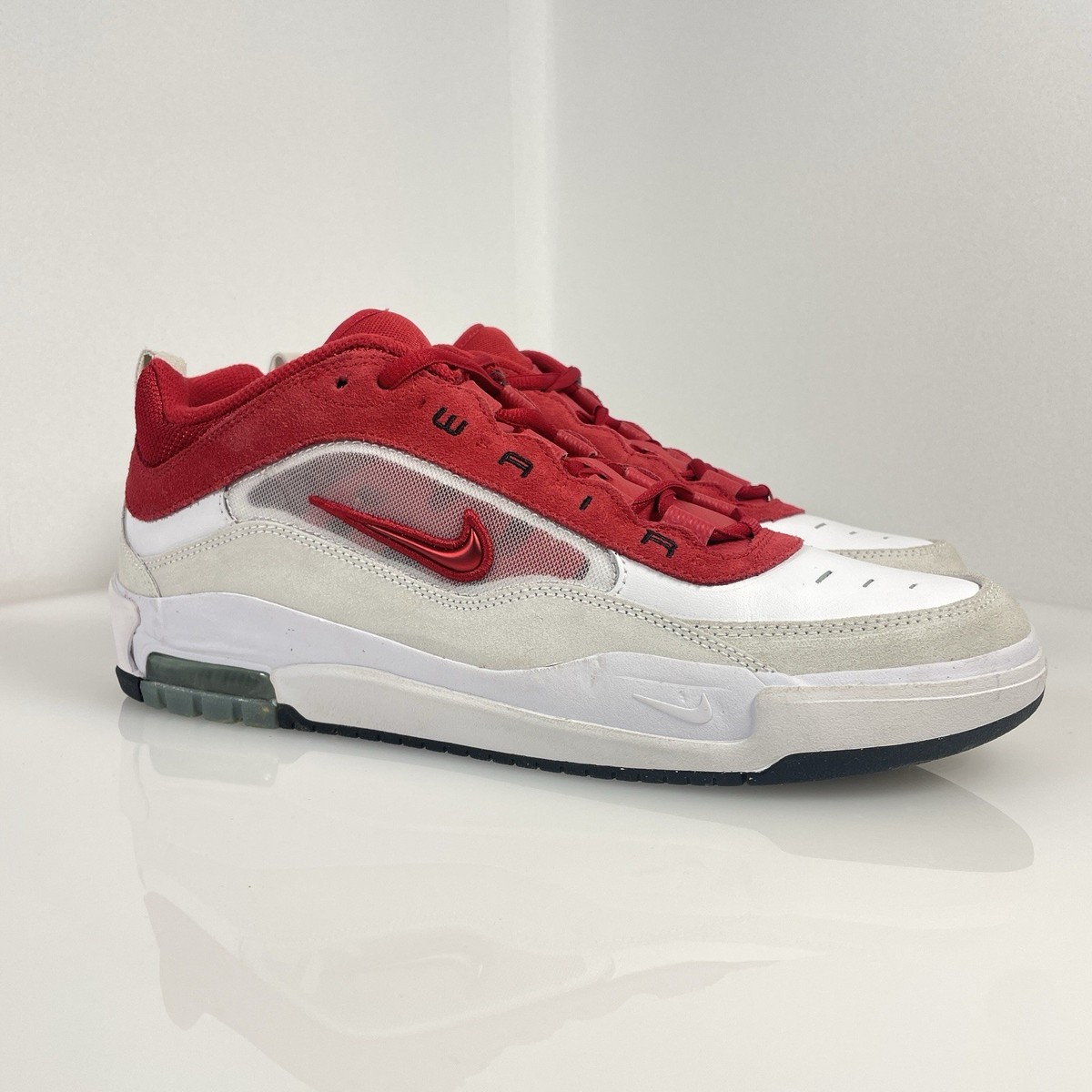 Nike Air Max Ishod Wair SB Varsity Shoes Red White Mens Size 11.5