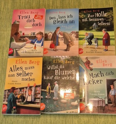 Ellen Berg 6x Taschenbuch Romane Liebe & Romantik Belletristik Aufbau