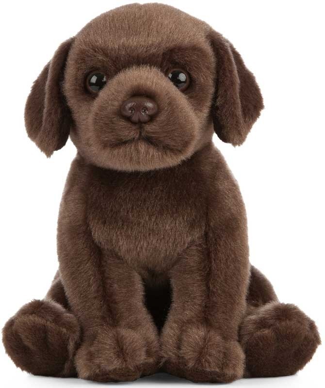 Living Nature Chocolate Labrador Puppy Soft Toy 16cm - New
