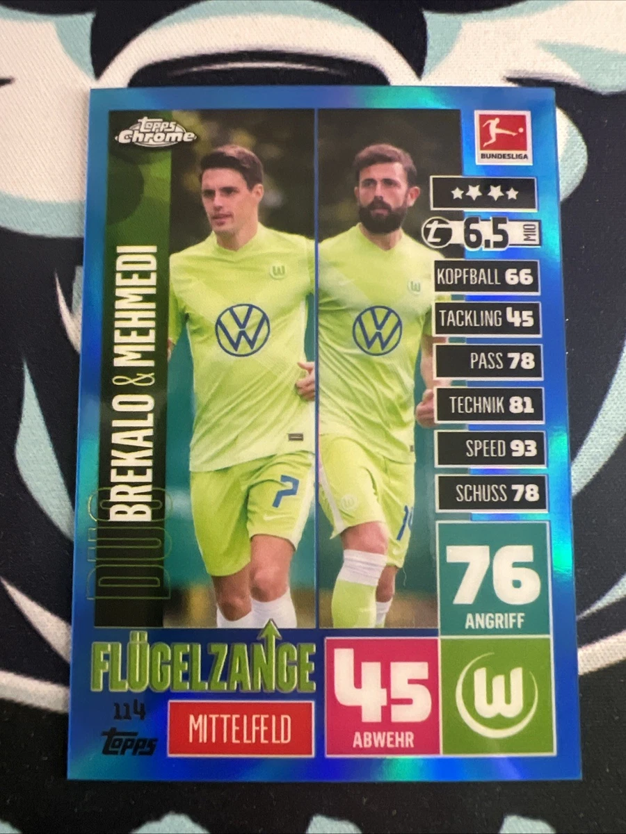 2020-21 Topps Chrome Match Attax Bundesliga Soccer Trading Cards