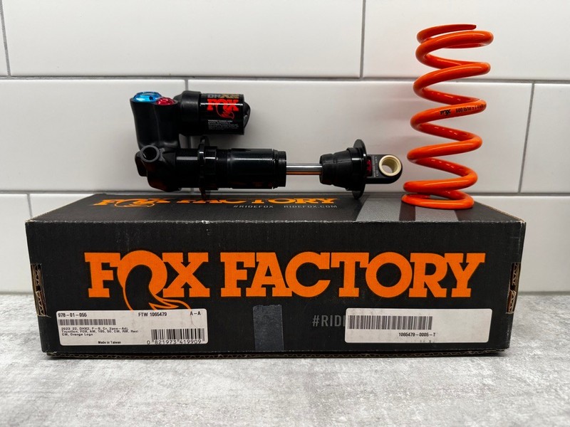 Fox DHX2 Factory - 185 x 50/52.5/55mm Trunnion + 600lb SLS Spring