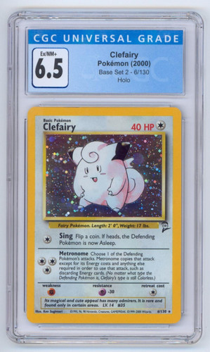 Clefairy graded CGC 6.5 for sale on eBay