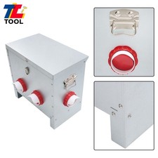 Automatic Chicken Feeder No Waste 25 Pounds 4 Ports Poultry Coop Weatherproof