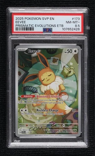 Eevee Pokémon Scarlet & Violet Black Star Promo PSA 8.5