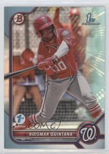 2022 Bowman 1st Edition Sky Blue Foil Roismar Quintana #BPPF-83 1b9b