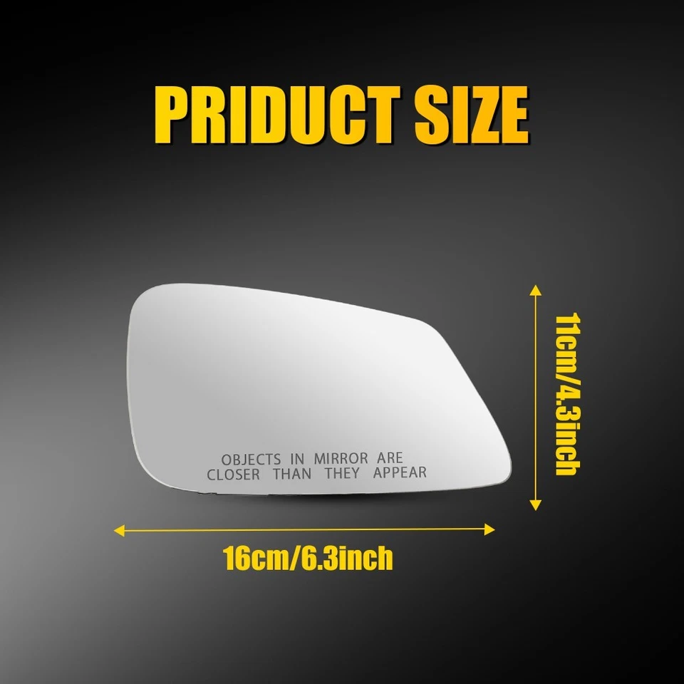 Espejo retrovisor lateral de vidrio térmico para pasajero BMW 320 328 330 335 340 428 430 435 X1 i3 Foto 4 de 4