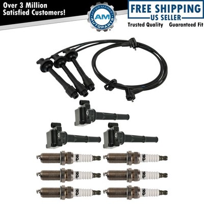 TRQ Ignition Coils Wires & Spark Plugs Fits 1995-1998 Toyota T100