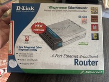 D-LINK 4-PORT ETHERNET BROADBAND ROUTER DI-604 BRAND NEW FACTORY SEALED