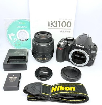 Nikon D3100 DSLR Kamera Kit mit 18-55mm Objektiv, originalverpackt,...
