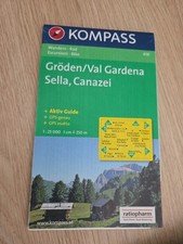 Kompass 616 Val Gardena, Sella, Canazei hiking map