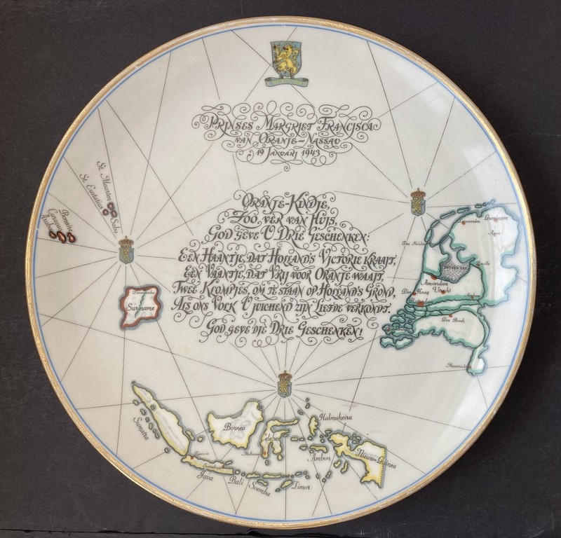 Princess Margriet Francisca Plate Lamberton Scammell Netherlands Aid Soc 1943