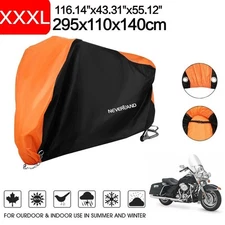 Motorcycle Motorbike Cover Waterproof Outdoor Storage Resistant Dust UV Protect