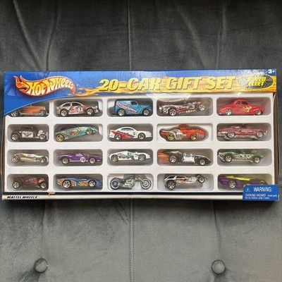 Vintage 2002 Hot Wheels Speed Fleet 20-Car Gift Set Mattel B0865 - New Sealed