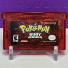Pokemon Ruby Version GBA [Authentic – New Battery] Gameboy Advance Cartridge