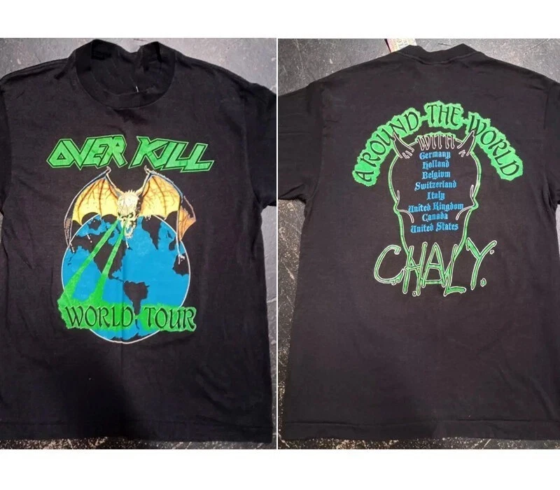 Overkill Tour Shirt In Men's T-Shirts for sale - eBay