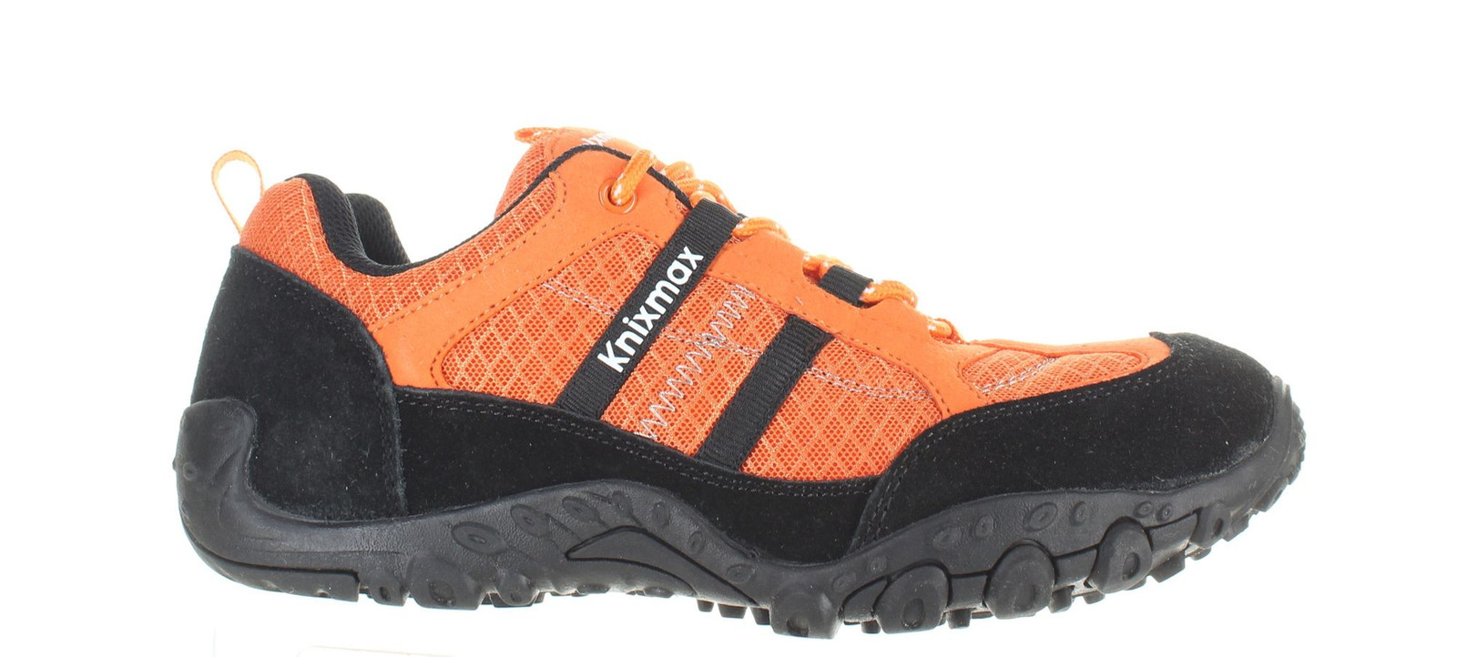 knixmax Outdoor Mens Trekking Orange Hiking Shoes Size 7 (7695931)
