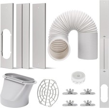Portable Ac Window Vent Kit With 5.9 Exhaust Hose Window Seal Kit For Portable