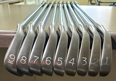 PING Eye Iron Set 1-9 Black Dot RH KT & ZZ Lite Steel Vintage Karsten