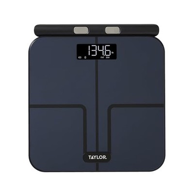Taylor Smart Body Composition Scale Precision Hub App Handle 440lb Black LED