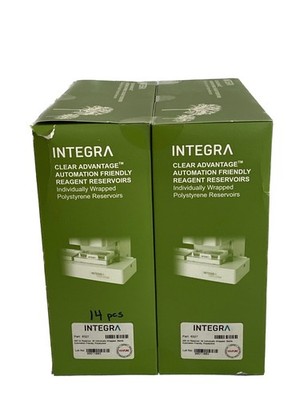 (29) INTEGRA 300mL PS Clear Advantage Reagent Reservoir Automation Friendly 6327