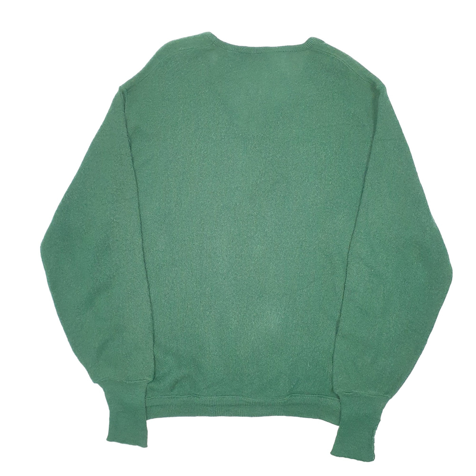 IZOD V Neck Of London Vintage Knit Made In USA Jumper Sweatshirt Mens L image 3
