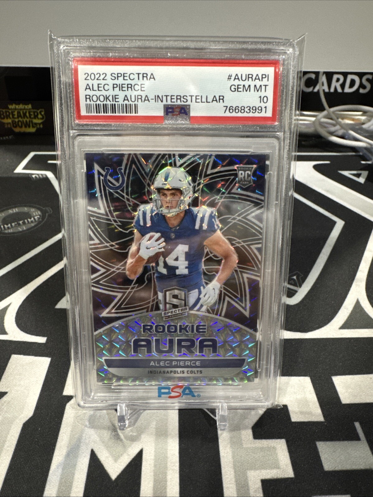 Alec Pierce Panini Spectra Rookie Aura #AURAPI Interstellar