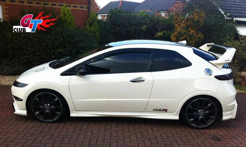 MUGEN STYLE UNPAINTED HALF CARBON REAR WING SPOILER FOR HONDA CIVIC EURO FN2