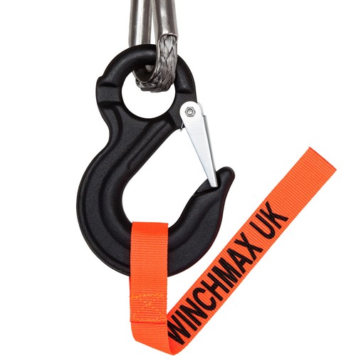 WINCHMAX 30m Dyneema Synthetic Winch Rope with Competition Hook & Hawse - Picture 3 of 5