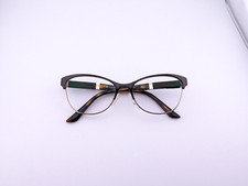 Versace Eyeglasses, Frames Only, 1233-Q 1344 Brown, 53-17-140, Metal, Italy