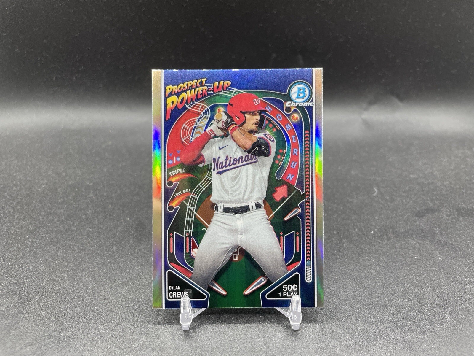 DYLAN CREWS 2024 BOWMAN CHROME BASEBALL PROSPECT POWER-UP #PP-10 Q1413