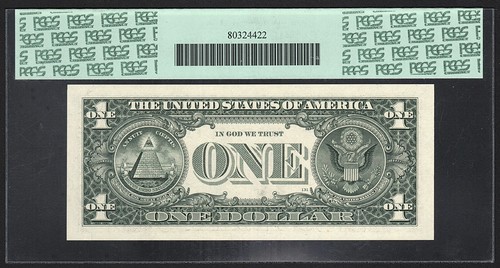 2003A Federal Reserve, $1 One Dollar Star * Note, PCGS 66 PPQ, signed Fred Bart - Picture 3 of 5